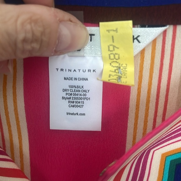 Trina Turk kaftan freshly dry cleaned , no stains or rips. - Picture 4 of 6